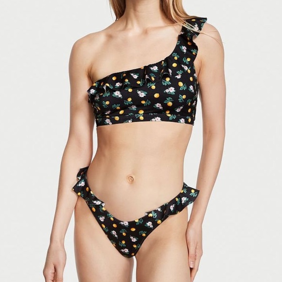 Victoria's Secret Other - Victorias Secret Lemon Pattern Bikini Set